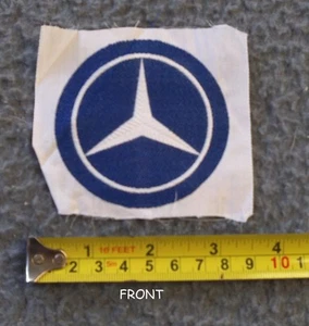 Mercedes Benz Logo Sew-on Cloth Patch (Very Rare!) - Picture 1 of 4