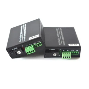 2 Contact Closure over Fiber Optic Relay Remote control for Door Access system - Picture 1 of 6