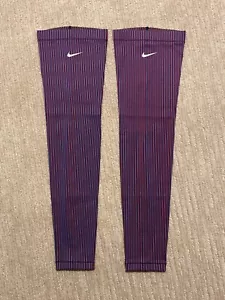 Sz XS - Nike Pro Elite Made in USA Compression Calf Leg Sleeve Blue Red BV1323 - Picture 1 of 4