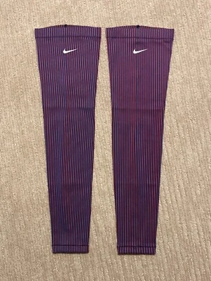 Sz XS - Nike Pro Elite Made in USA Compression Calf Leg Sleeve Blue Red BV1323 - Image 1 of 4
