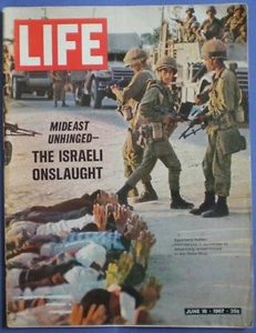 LIFE MAGAZINE JUNE 16 1967 Vintage ISRAEL AT WAR History Repeats Itself Today - Picture 1 of 1