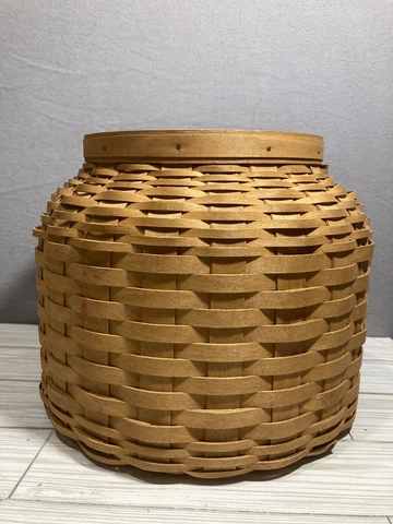 Longaberger Basket Cookie Jar 2007 Basket Weave Cookie Jar Cover Cover