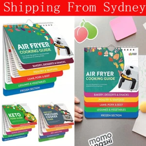 Air Fryer Cheat Sheet Magnets Cooking Guide Booklet Air Fryer Magnetic Cheat AUS - Picture 1 of 16