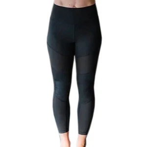 ZYIA Active Black Momentum Brilliant Hi-Rise Leggings 7/8, Size 12 Moto - Picture 1 of 4