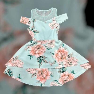 Vestido Floral Azul Speechless Niños Talla 10 Ocasión Especial Elegante Fiesta Formal Foto 1 de 4