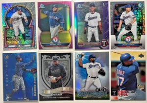 (8x) Texas Rangers Rookie/Legend/Prospect Lot - DeGrom/Jung/Rocker/Cruz/Acosta++ - Picture 1 of 6