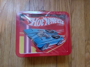 Hallmark School Days Hot Wheels Mini Metal Lunch Box. New - Picture 1 of 2