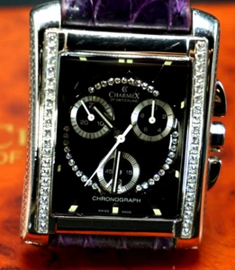 Charmex of Switzerland 1810 Milano Swiss Made Quartz Chronograph Mens Watch - Picture 1 of 8