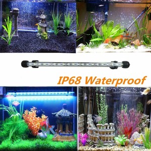 LED Submersible Aquarium Fish Tank Light RGB White Blue SMD Underwater Bar Lamp
