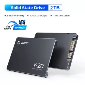 ORICO Y20 2TB SSD 2.5”SATA III Internal Solid State Drive 550MB/s 6Gbps Laptop - Picture 1 of 8
