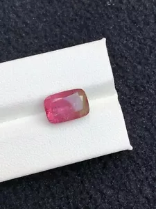6.70ct Amazing natural bi color tourmaline loose gemstone from Afghanistan - Picture 1 of 6