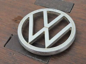 VW Beetle bug front hood emblem logo 113853801B original - Picture 1 of 4