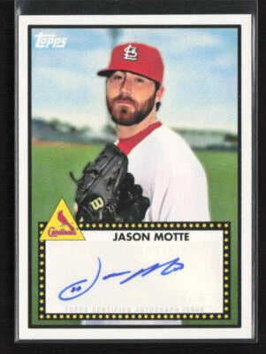 Autógrafos Topps Lineage #52A-JM Jason Motte 1952 2011 Foto 1 de 2