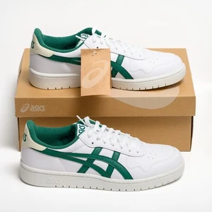 Asics Japan S Casual Athletic Shoes Sneakers White/Jasper Green - Mens Size 10 - Picture 1 of 12