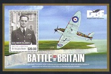 Solomons 2010 Battle of Britain/RAF/Planes/Military/Bader/Spitfire 1v m/s n32882
