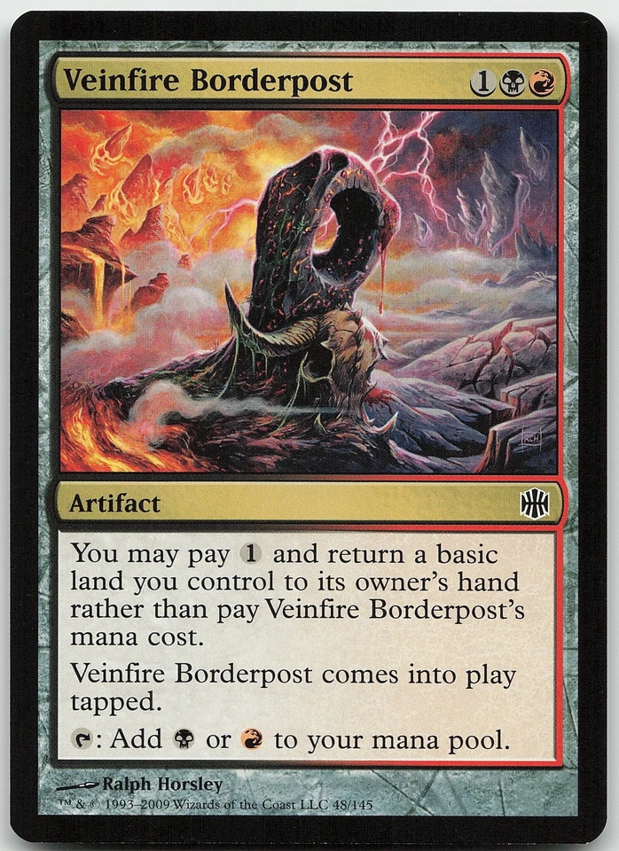 Veinfire Borderpost 48 Common Alara Reborn NM MTG - Image 1 of 2