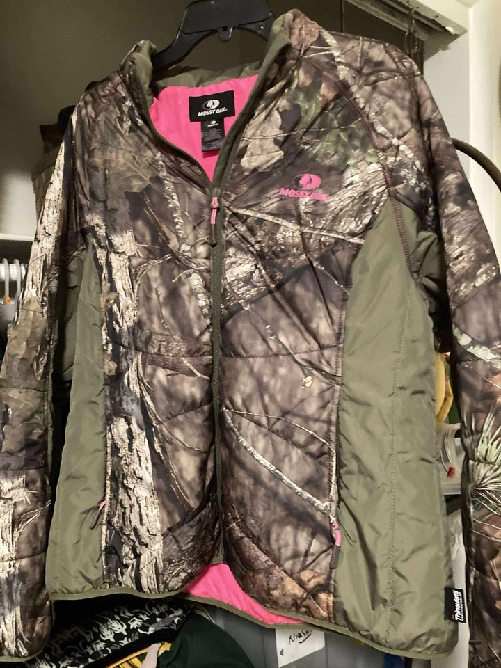 Mossy Oak Pink Lined Camp Jacket - Image 1 of 1
