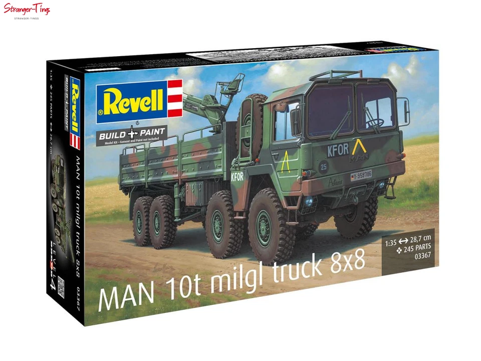 Kit modelo camión Revell alemán MAN 10t milgl 8x8 (escala 1:35) Foto 1 de 1