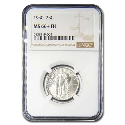 1930 Standing Liberty Quarter MS-66+ NGC (FH) - Image 1 of 3