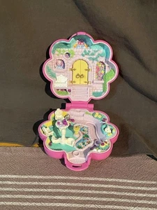 Polly Pocket Garden Surprise (Compact only/Mechanism Broken) Bluebird Vintage 90 - Picture 1 of 14