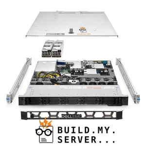 Dell PowerEdge R440 Server 2x Silver 4116 2.10Ghz 24-Core 128GB RAM 10x 2TB - Picture 1 of 5