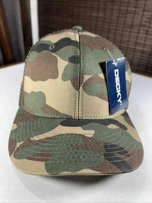 DECKY Camo Truckers SnapBack Ball Cap. New! - Image 1 of 3