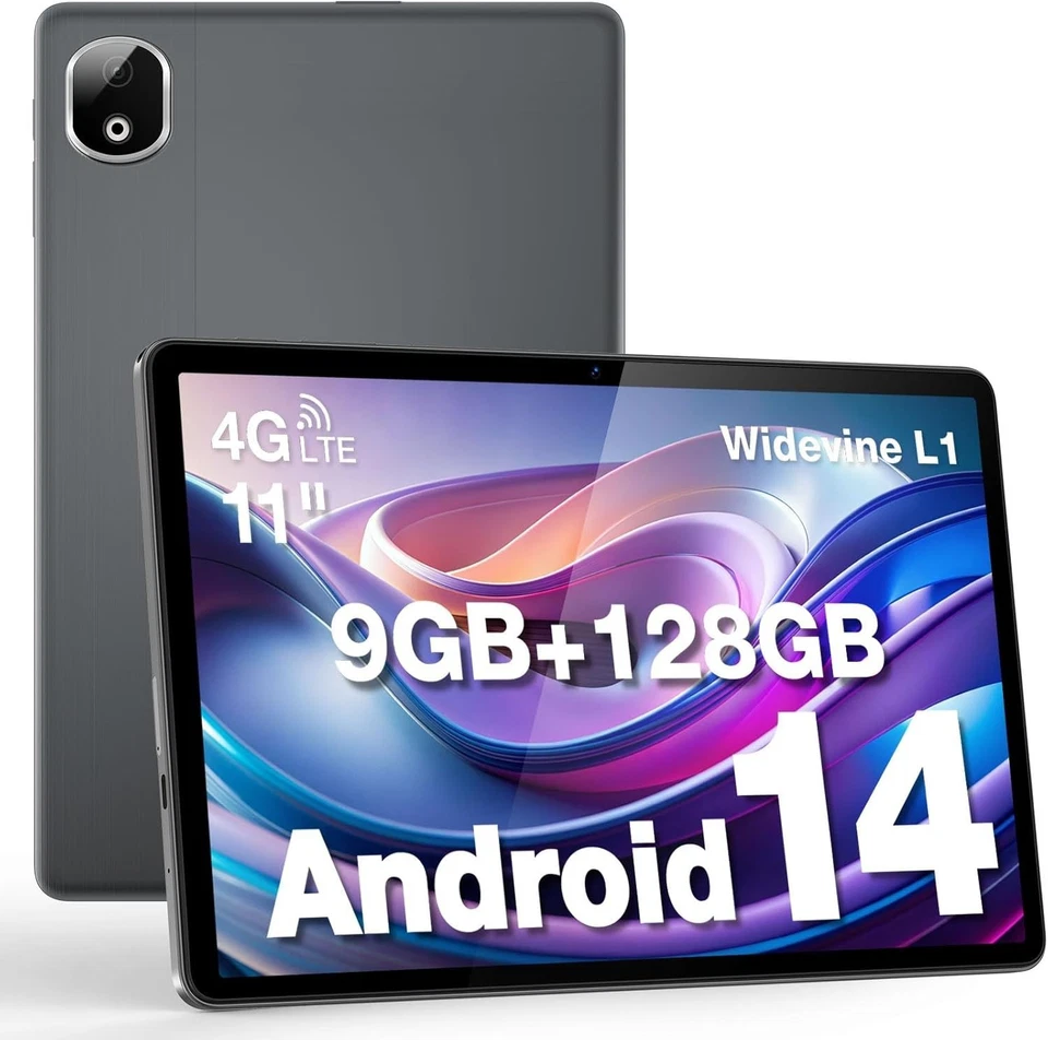 DOOGEE T30E Android 14 Tablet 11 Zoll 9GB RAM 128GB ROM 8000mAh Octa Core LTE - Bild 1 von 4