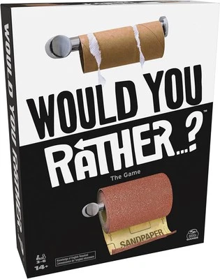 Spin Master Games, Would You Rather? Funny Party Card Game Rather  - Image 1 of 4
