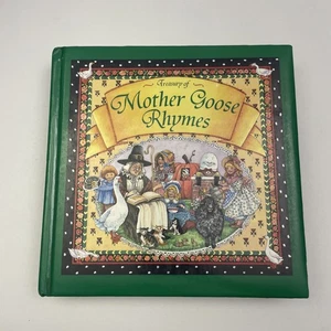 Treasury of Mother Goose Rhymes - 1996 Gold Edge Hardcover Classic Picture Book - Bild 1 von 14