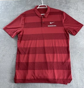 Nike Dri-Fit Washington State Cougars Performance Golf Poloshirt Herren Large rot - Bild 1 von 17