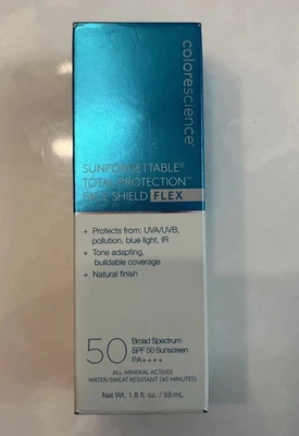 Colorescience Sunforgettable Total Protection Face Shield Flex SPF 50 Medium new - Image 1 of 4