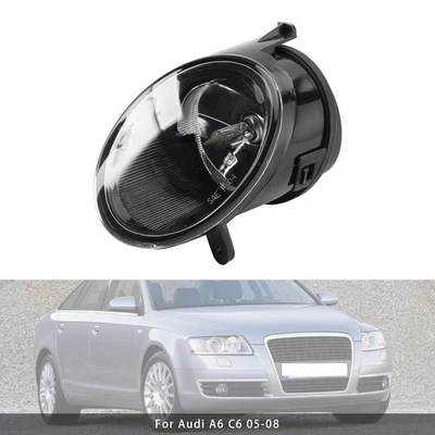 1 Pcs Left Front Bumper Fog Light For Audi A6 C6 2005 2006 2007 2008 US - Imagem 1 de 4