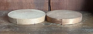 PAIR OF EARLY 1900’s SMALL PANTRY BOX COVERS - Picture 1 of 2