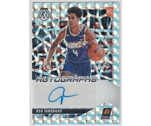 2024-25 Panini Mosaic Oso Ighodaro RC Autografo Phoenix Suns - Foto 1 di 2