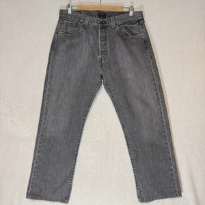 VTG 90s Y2K Levi's 501 XX Button Fly Jeans Mens 33x27** (Altered) Gray Classic - Picture 1 of 13