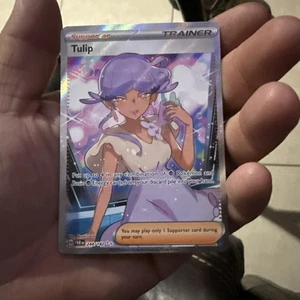 Juego de cartas coleccionables Pokémon Tulip 244/182 ultra raro holograma escarlata y violeta paradoja grieta - Imagen 1 de 3