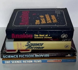 Science Fiction Book Lot - 2 Books About Sci Fi Movies/Films & 2 Anthologies Q-4 - Picture 1 of 17