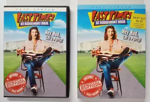 Fast Times At Ridgemont High SPECIAL EDITION DVD w/ Slipcover - Imagen 1 de 4