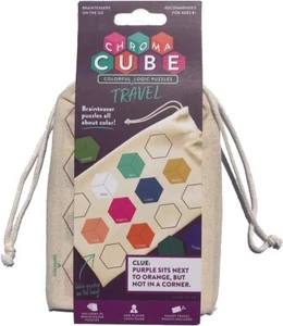 Chroma Cube Travel Logic Game With 25 Puzzles - Picture 1 of 1