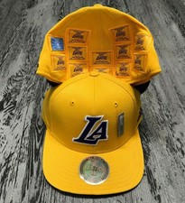 Los Angeles Lakers Adidas Special Edition World Champions Banner Cap Hat S/M