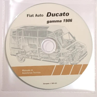 CD MANUALE OFFICINA FIAT DUCATO (1.9 2.0 2.5 cc.) Ducato 10-14-18 Prima Serie - Immagine 1 di 4