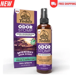 Desodorante para zapatos Uncle Todd's Odor Stomp - Spray enzimático probado y potente para zapatos para - Imagen 1 de 6