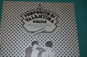 Guido Crepax A PROPOSITO DI VALENTINA Quadrangolo Libri 02/1975 - Picture 1 of 11