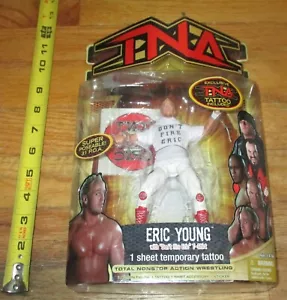 Figura de lucha libre NWA TNA Impact Marvel Eric Young WWE Serie 8 Don't Fire Eric - Imagen 1 de 5