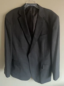 Size 48R Stafford Gray Classic Fit Two Button Two Vent Jacket Blazer - Picture 1 of 5