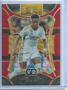 Vinicius Junior Vini Jr Red Wave Refractor /65 2023-24 Panini Select La Liga - Picture 1 of 2