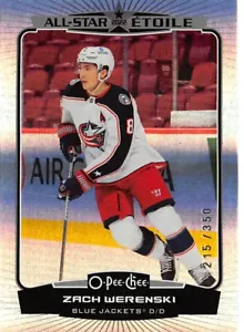 2022-23 O-Pee-Chee Rainbow #535 Zach Werenski AS/350 - Imagen 1 de 2