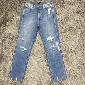 Gap Denim Jeans Damen 10/30 Blau High Rise Vintage Slim Distress Raw Hem Hose - Bild 1 von 24