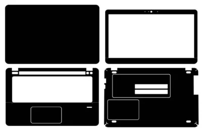 Carbon Vinyl Sticker Skin Cover for HP Probook 440 G4 14" Laptop Protector Decal - Image 1 of 4