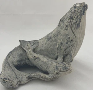 Classic Critters Humpback Whale Cow Mother and Calf Baby Figurine Sculpture - Picture 1 of 12